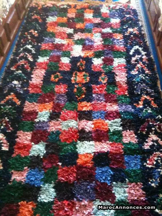 Tapis artisanal boucherouitte - الدار البيضاء