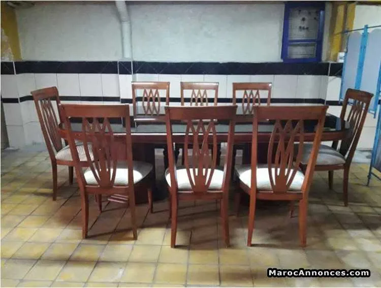 Grande salle à manger 8 personnes - الرباط (2)