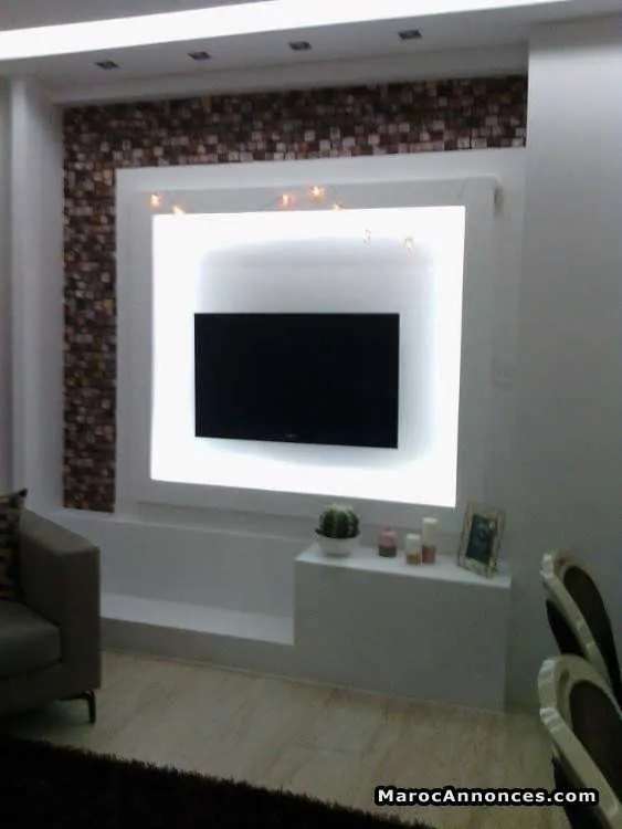 Meuble tv et panneaux 3d - مراكش (2)