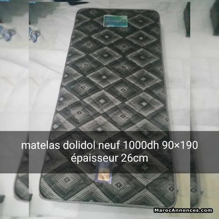Matelas une place dolidol avec housse 90x190 - الرباط