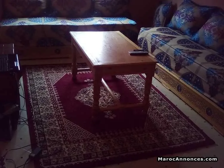 Salon marocain table et tapis - مراكش (2)