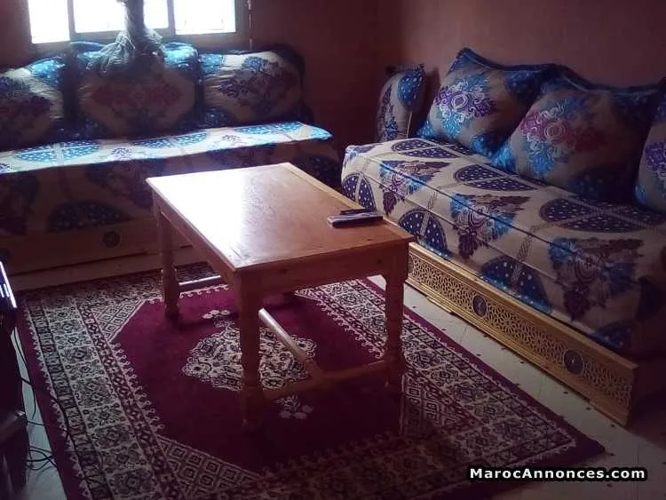 Salon marocain table et tapis - مراكش