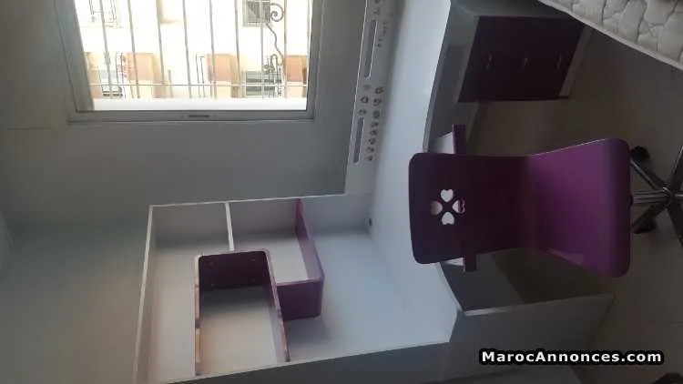 Lit et bureau pour fille - سلا (3)