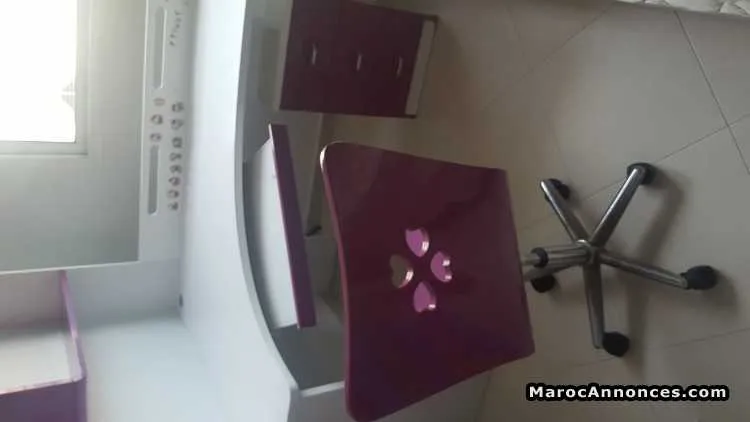 Lit et bureau pour fille - سلا (2)