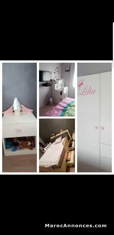 Chambre à coucher complète avec bureau - الدار البيضاء