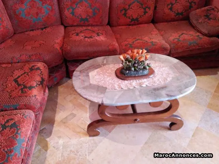 Séjour avec table basse - الدار البيضاء (3)