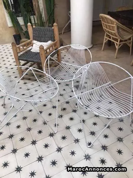 Fauteuils fer forgé - مراكش (2)