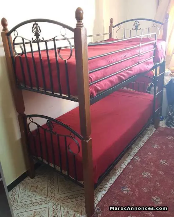 Lits superposé séparable avec matelas - مكناس