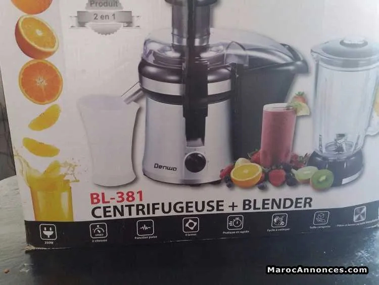 lacor- duo centrifugeuse avec blender en inox - c - Tout le Maroc