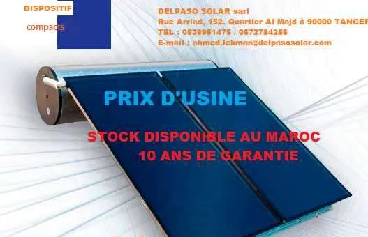 Delpaso.solar sarl vente de chauffe-eaux solaire - طنجة