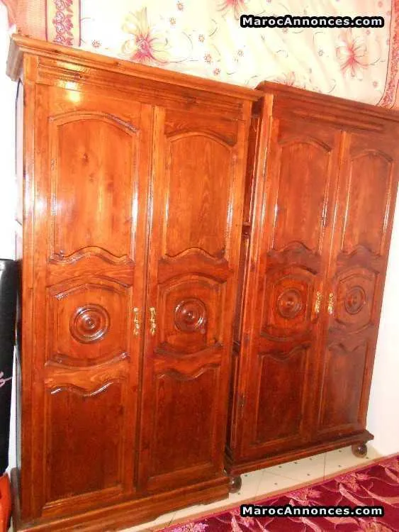 Armoires en bois tres bonne etat - الدار البيضاء (2)