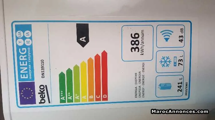 Réfrigérateur beko comme neuf (urgent) - الدار البيضاء