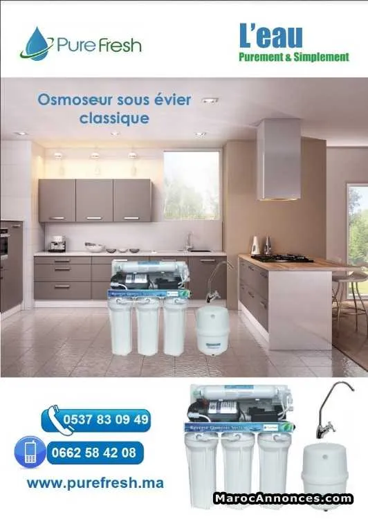 Osmoseur (filtre à eau) fontaine adoucisseur... - الرباط