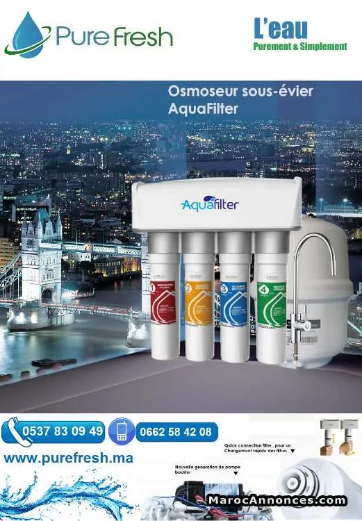Osmoseur (filtre à eau) fontaine adoucisseur... - الرباط (2)