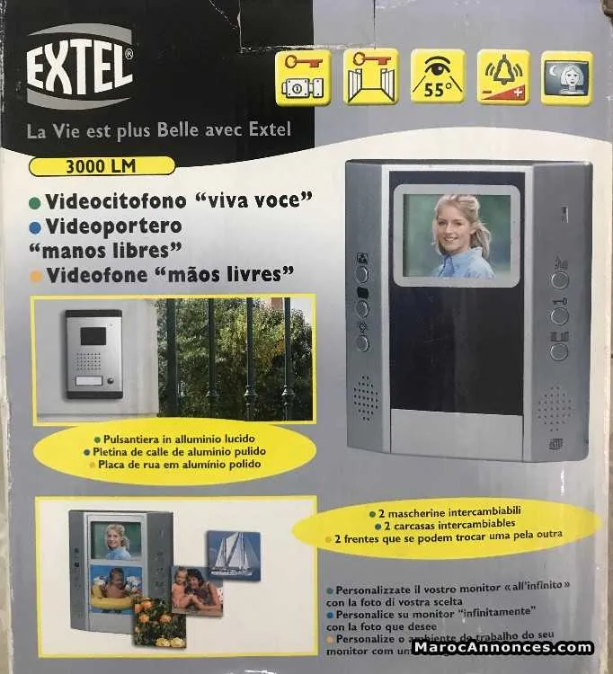 Visiophone coleur extel 3000lm - مراكش
