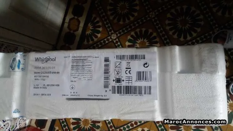 Plaque 5 feux whirlpool - الرباط