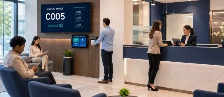 Solution complète de gestion de file d attente - الدار البيضاء