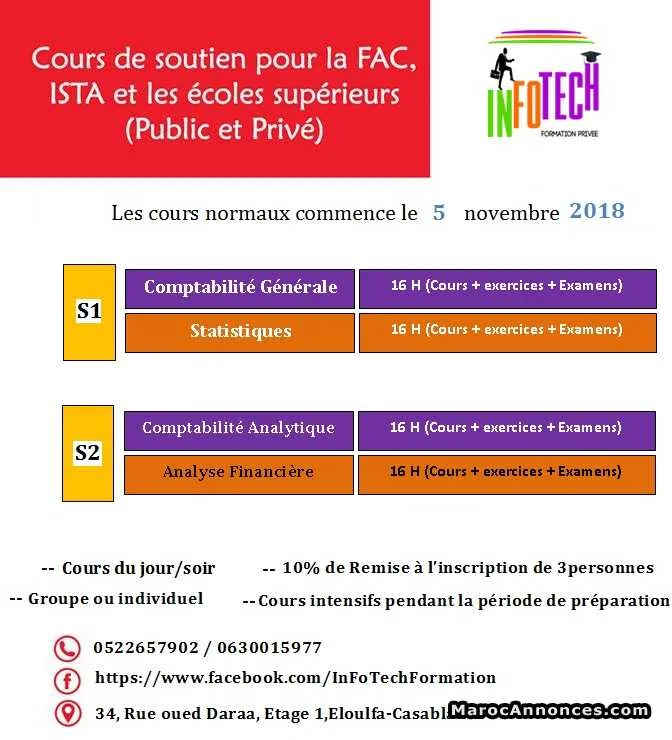 Cours de gestion et economie à oulfa - الدار البيضاء
