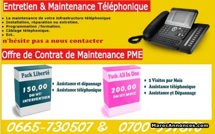 TÉlÉphonique et informatique service - الدار البيضاء