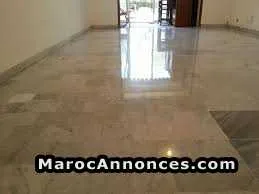 Ponçage et cristallisation du sol marbre - الدار البيضاء (3)