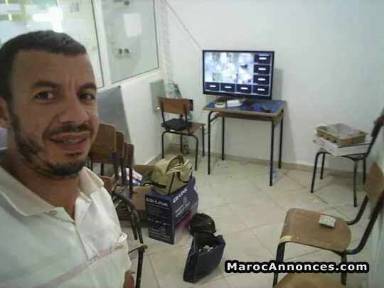 Installation caméra surveillance - سلا (2)