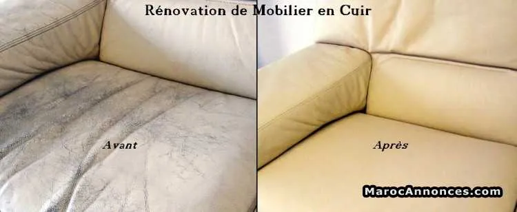 Réparation des surfaces en cuir (meubles,voitures) - الدار البيضاء (3)