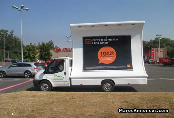 Marketing camion publicitaire dans tout le maroc - الدار البيضاء (2)