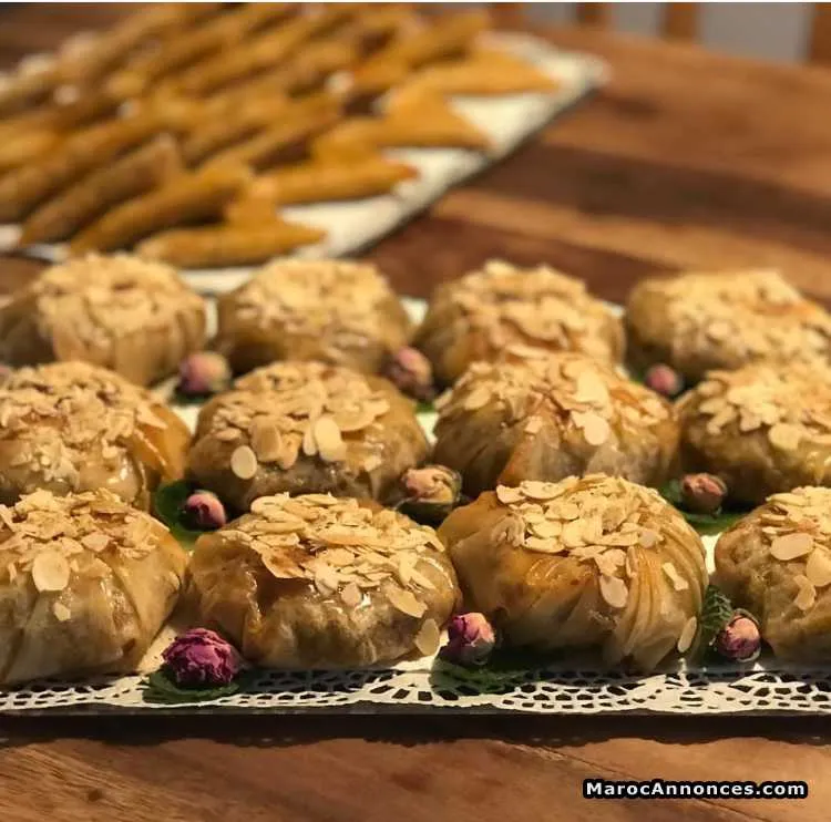 Préparation  bastilla poisson et poulet pour grands évenement - مراكش (2)