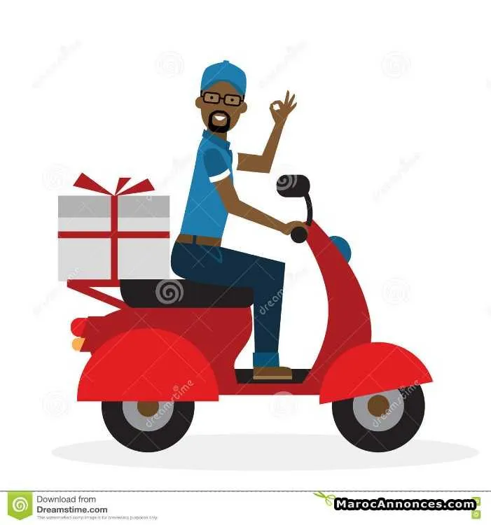 Livreur avec moto - الرباط