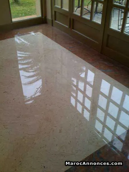 Rénovation de sol marbre - الدار البيضاء