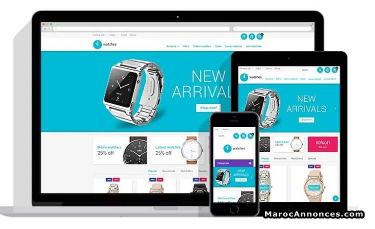 Creation sites web sur mesure,conception graphique - الدار البيضاء