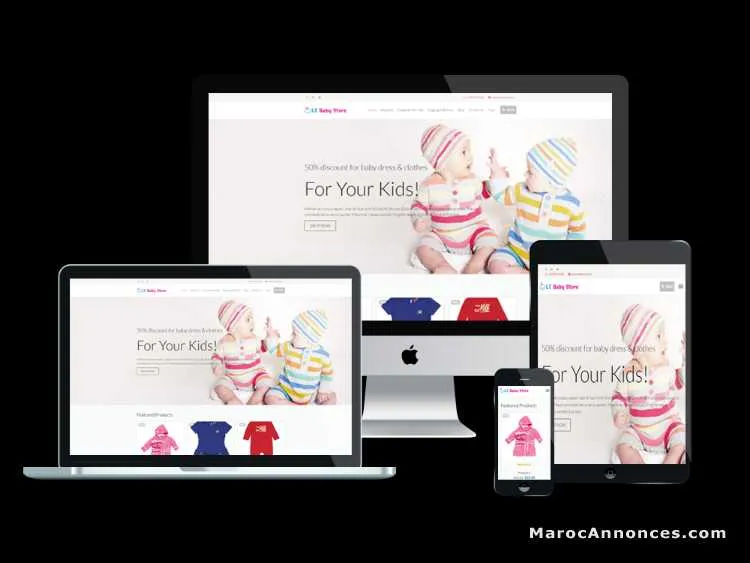 Creation sites web sur mesure,conception graphique - الدار البيضاء