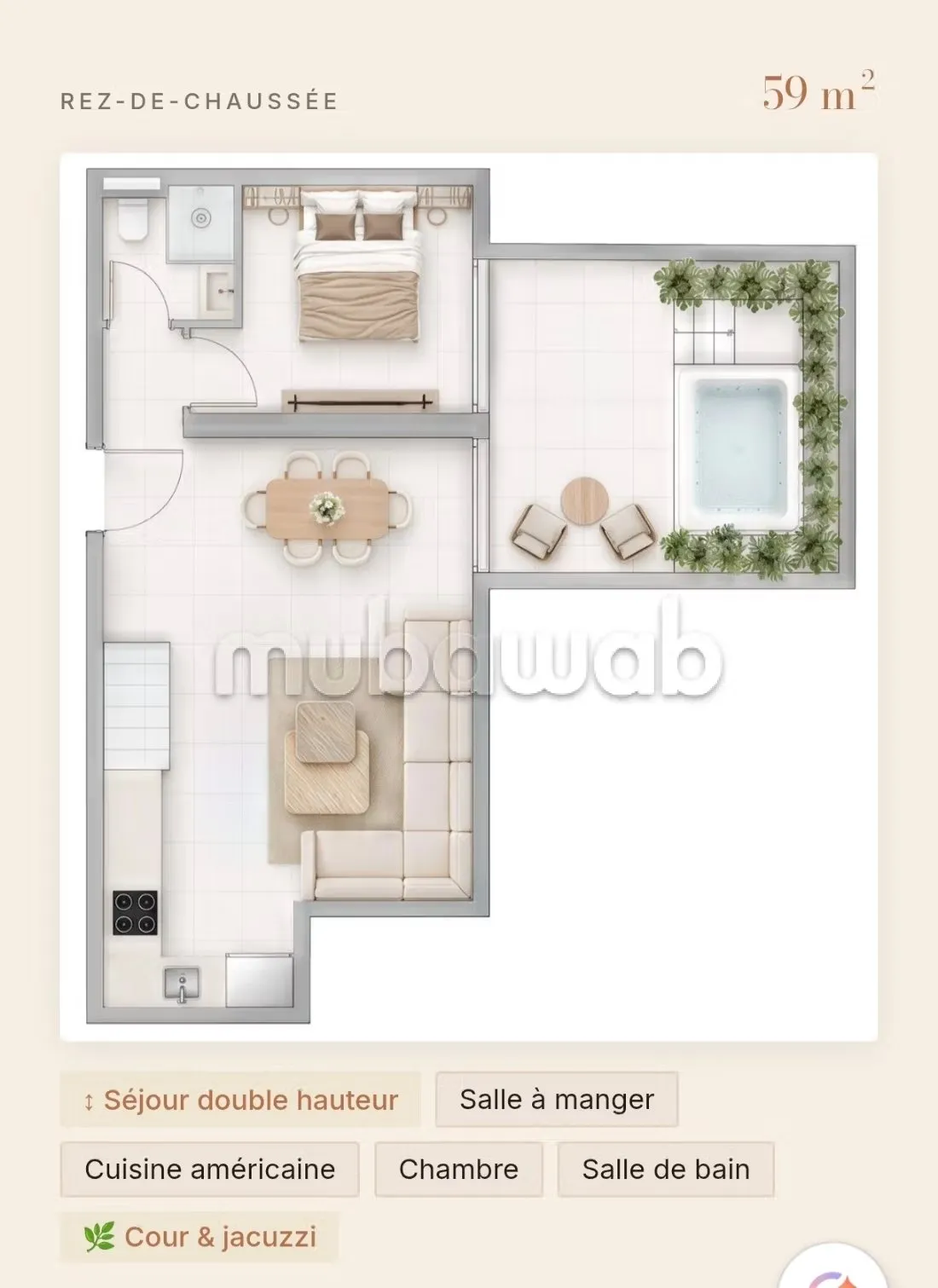 Magnifique duplex en vente 3 chambres gueliz - مراكش