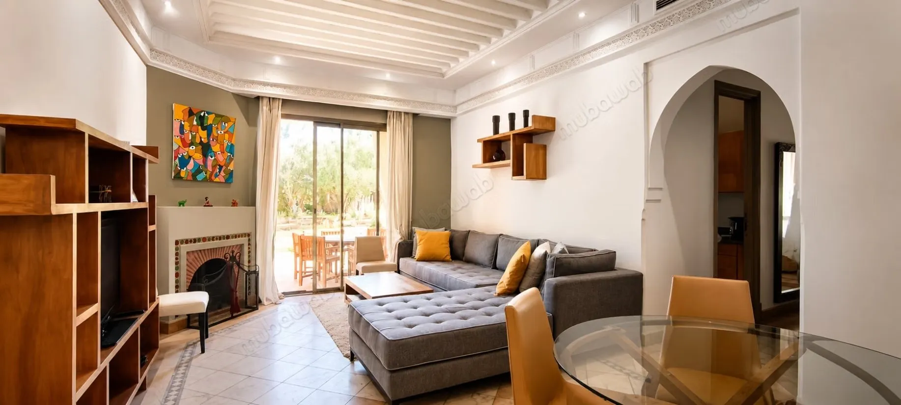 Appartement rénové en rez de jardin – Palmeraie - مراكش