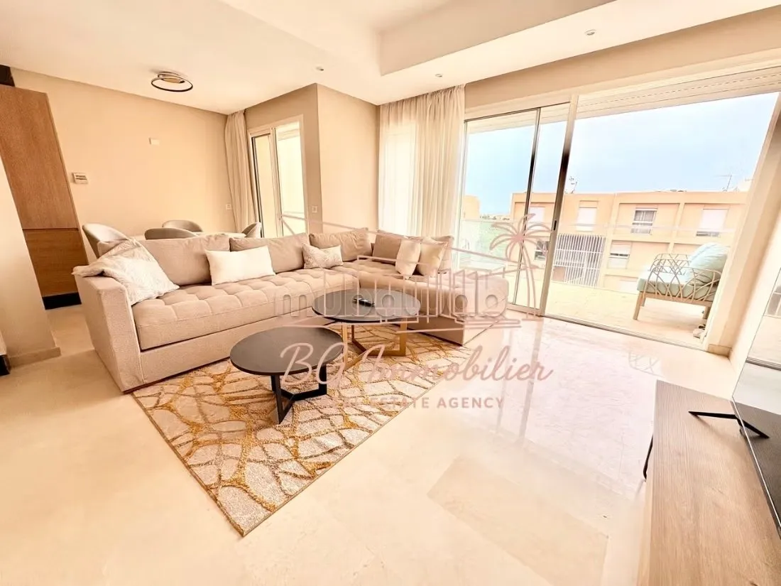 Appartement meublé à Taghazout Bay, piscine - تغازوت