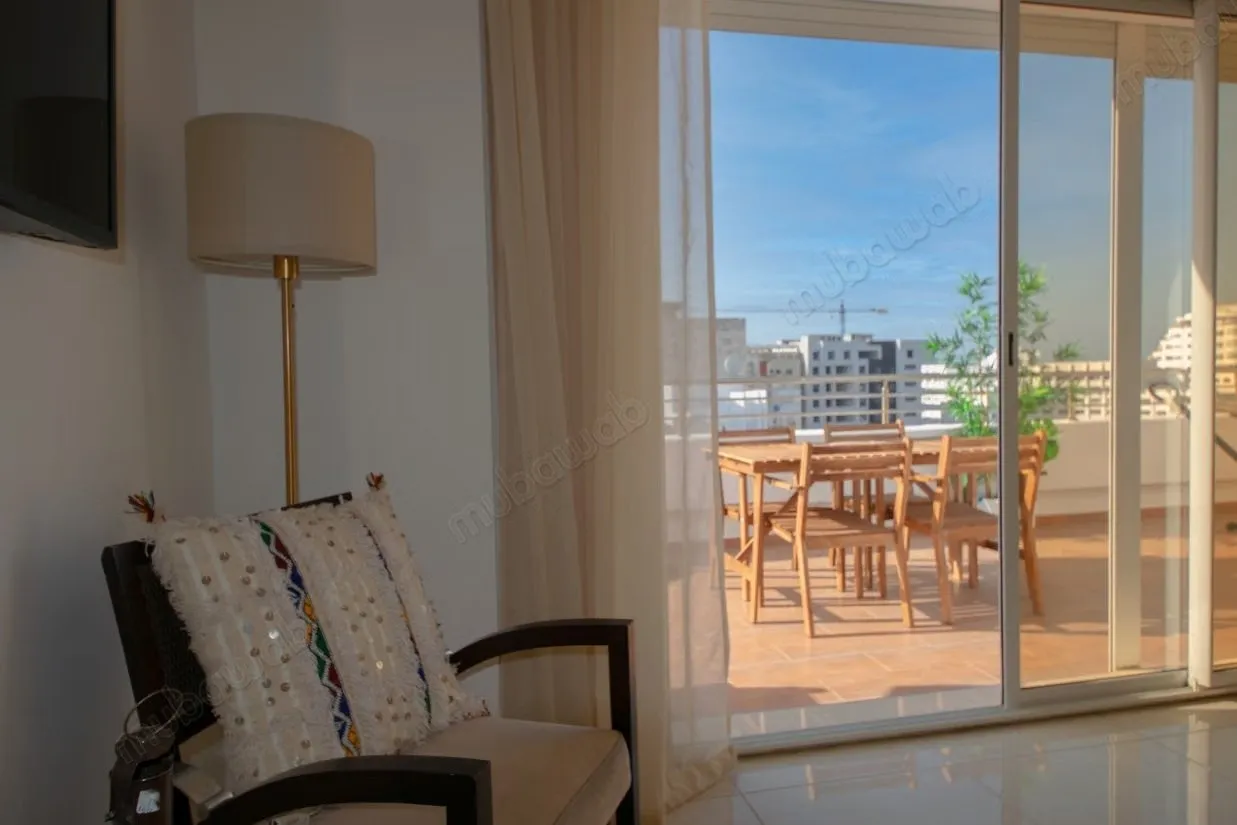 Appartement lumineux à nejma 
Terasse 40 m2 - طنجة (3)