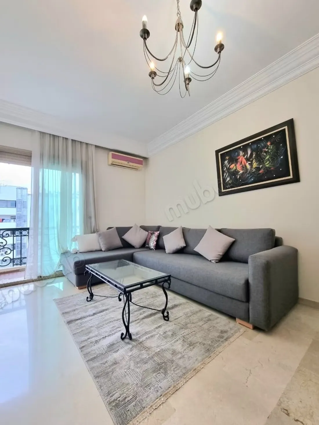 Studio meublé à louer – Racine, Casablanca - الدار البيضاء