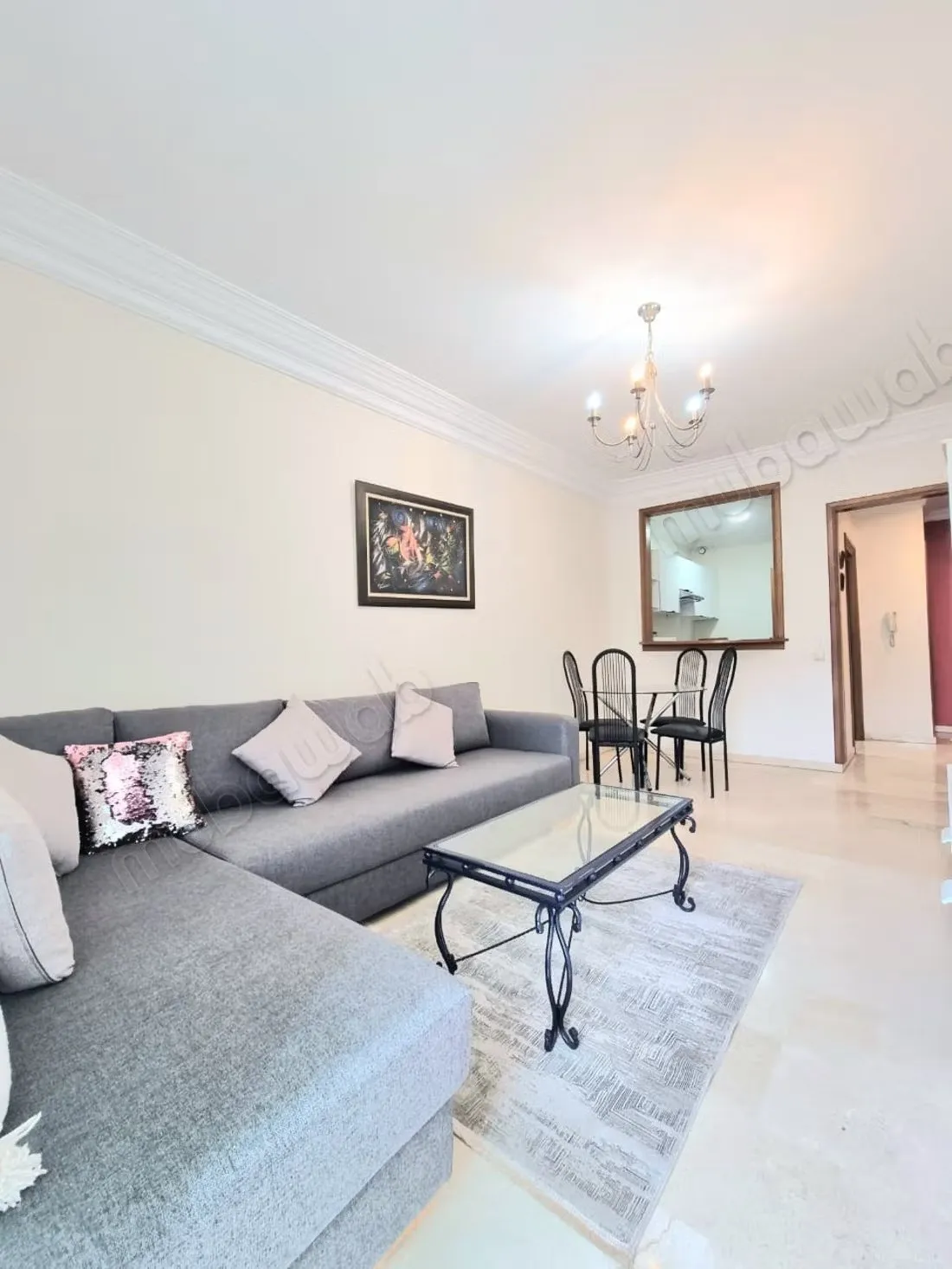 Studio meublé à louer – Racine, Casablanca - الدار البيضاء (3)