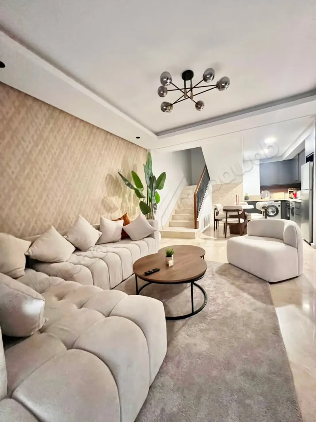 Magnifique duplex meublé à louer - بوسكورة (2)
