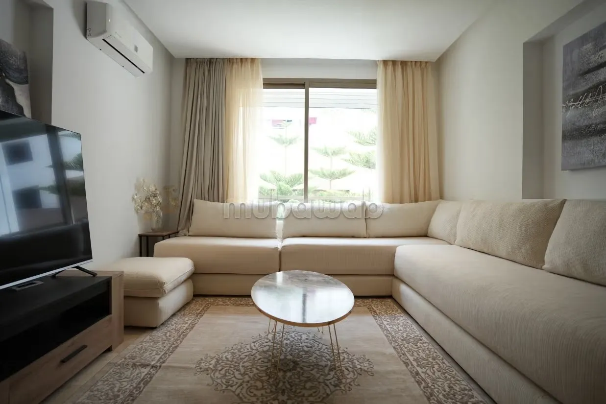A louer Appt neuf meublé 2ch route Darbouazza - دار بوعزة