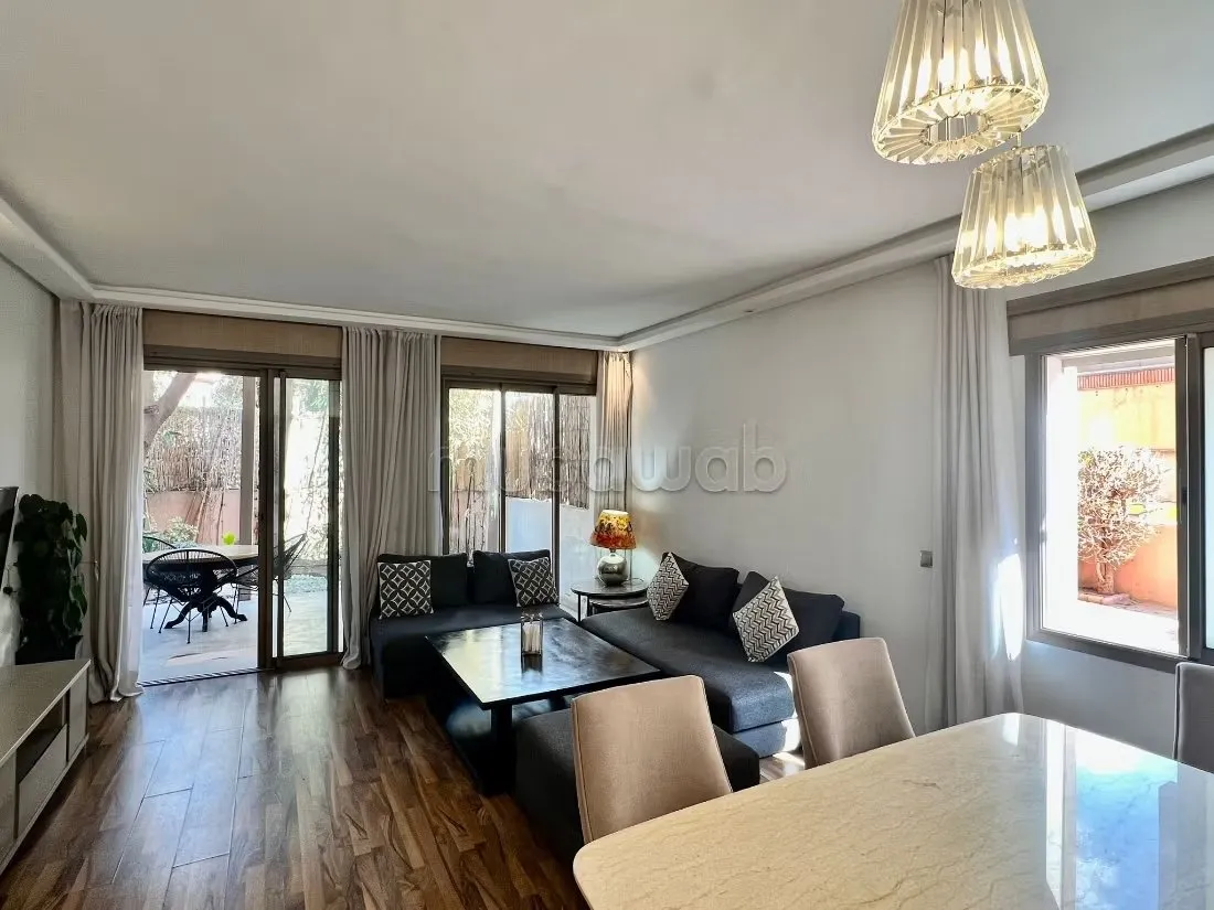Louez cet appartement à Hivernage. 4 pièces. Bien meublé - مراكش