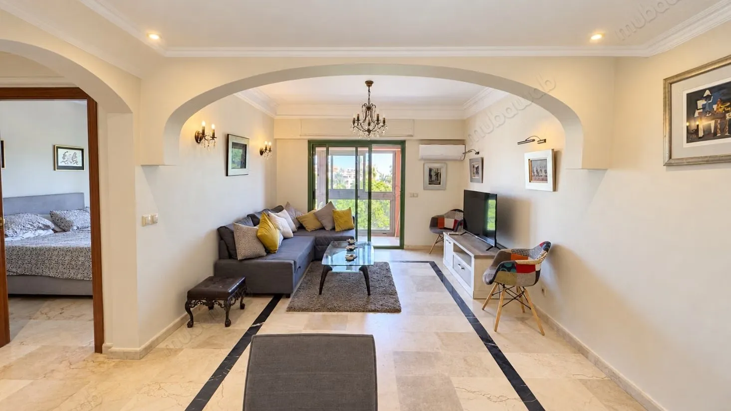À louer — appartement avec vue sur les jardins majorelle - مراكش (3)