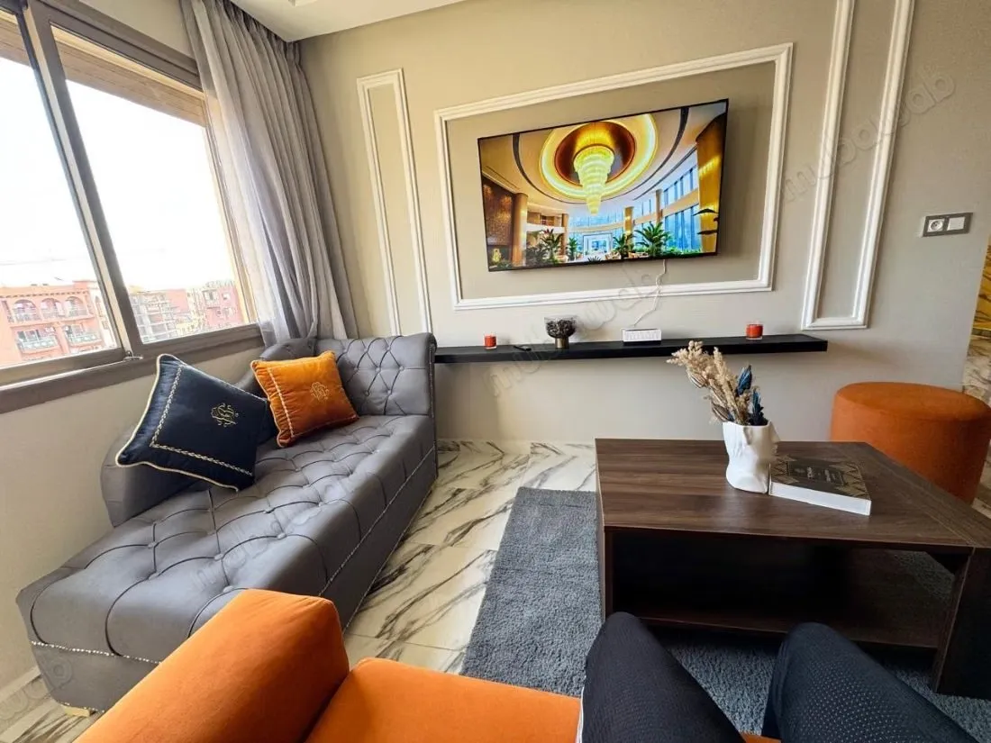 Jolie appartement à louer meublé longue durée - مراكش (3)