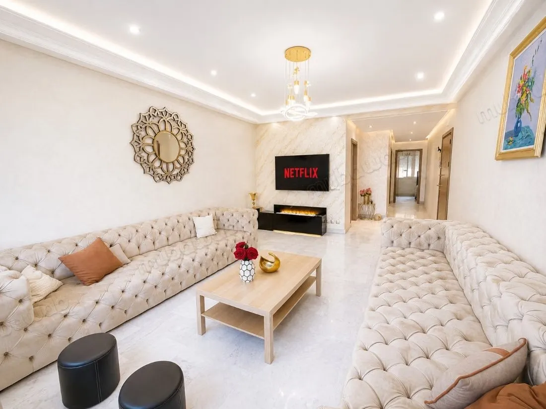 Location d'un appartement 2 chambres à Bourgogne - الدار البيضاء (3)