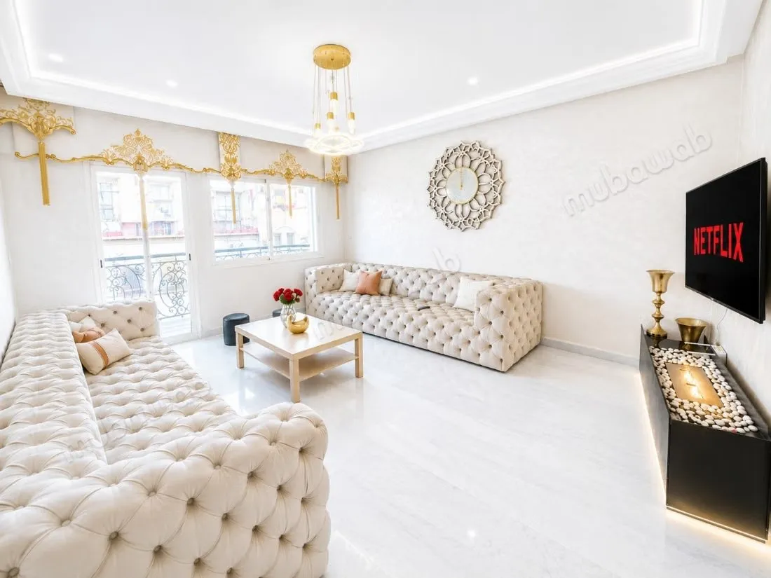 Location d'un appartement 2 chambres à Bourgogne - الدار البيضاء (2)