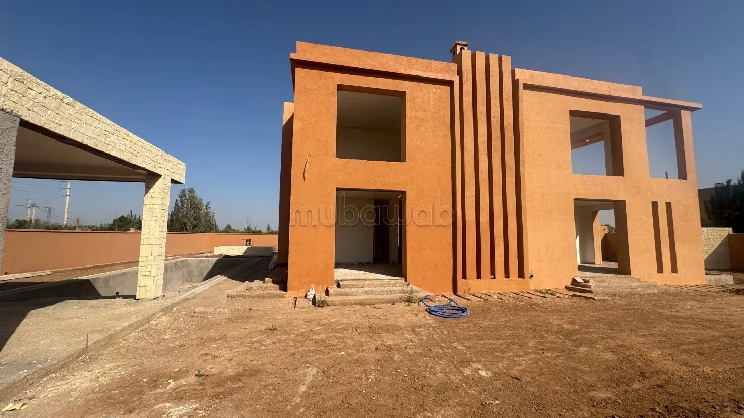 Villa contemporaine en cours de finition Route de Ouazazate - مراكش (3)