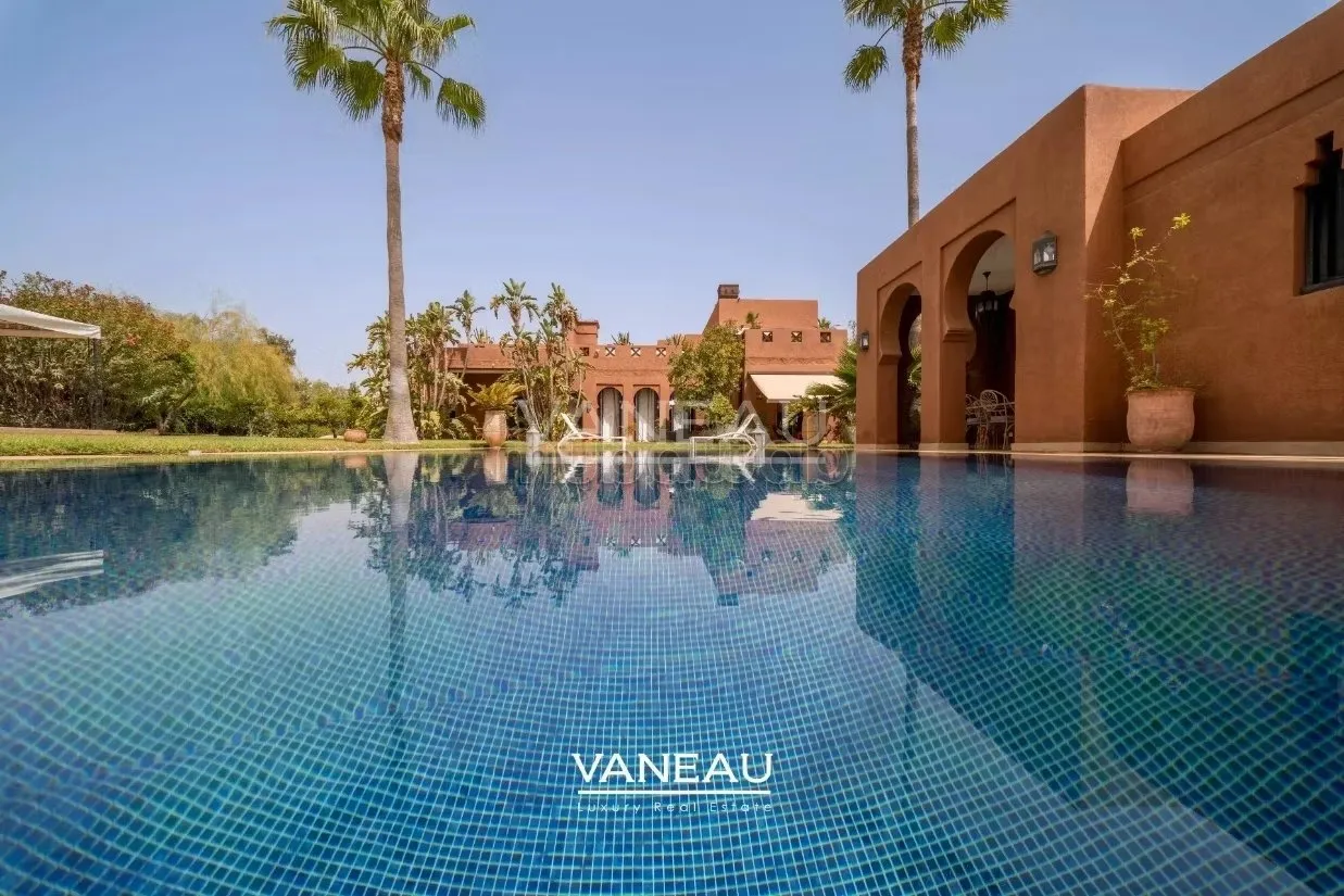 Magnifique villa route de l'Ourika vue Atlas - مراكش