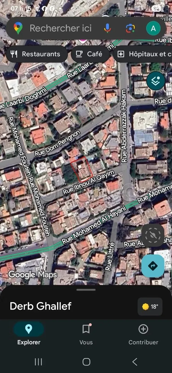 Villa zone Immeuble R3 B3S orientation Sud - الدار البيضاء (3)
