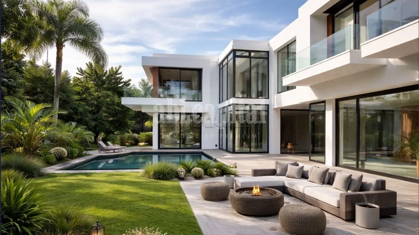 Villa de luxe à vendre Souissi 
Rabat terrain 1500 m² piscin... - الرباط