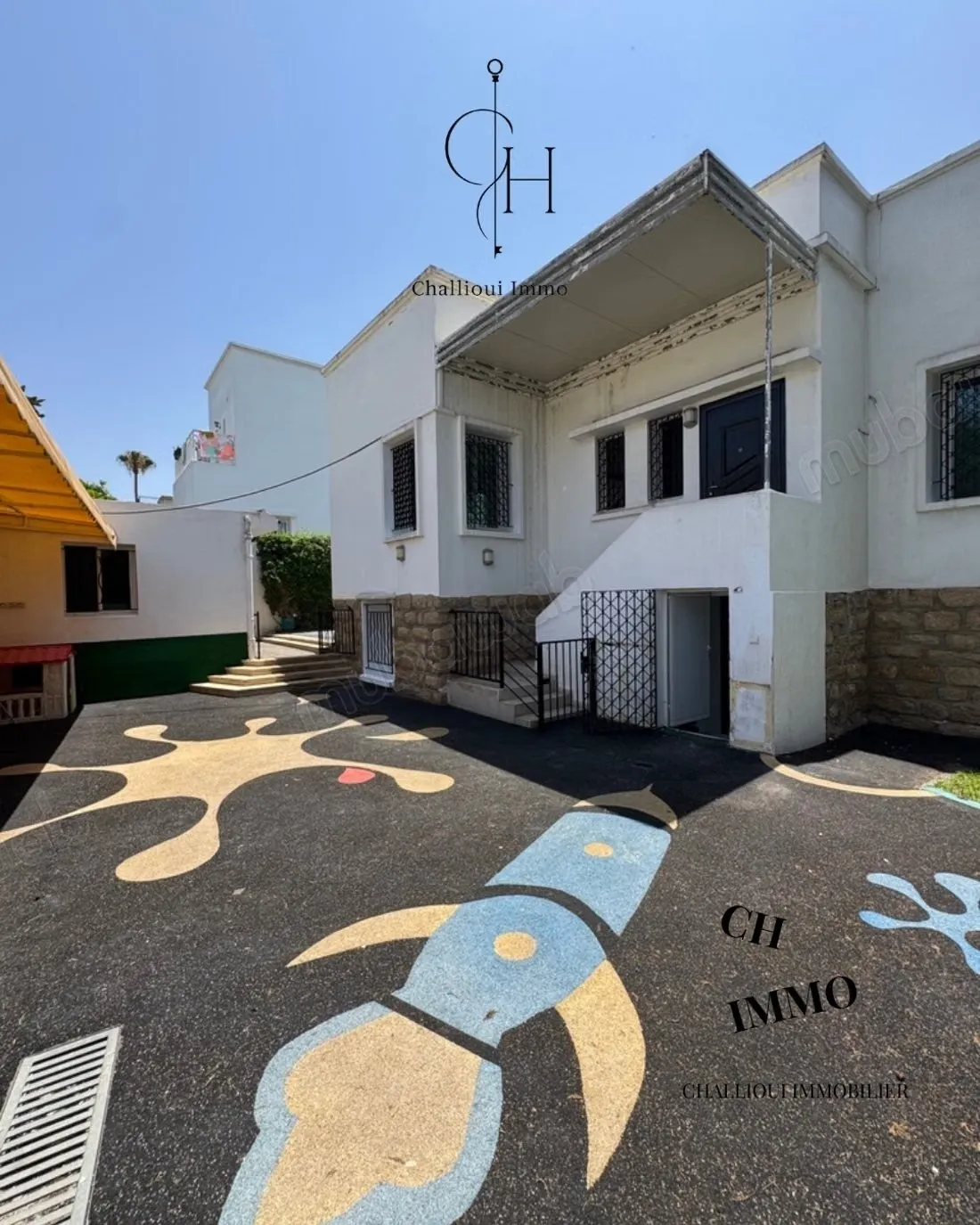 Location villa pour usage professionnel - الرباط (2)